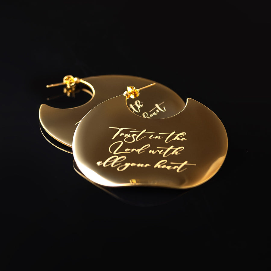 18k Gold-Plated Christian Statement Jewelry - A Meaningful Mood