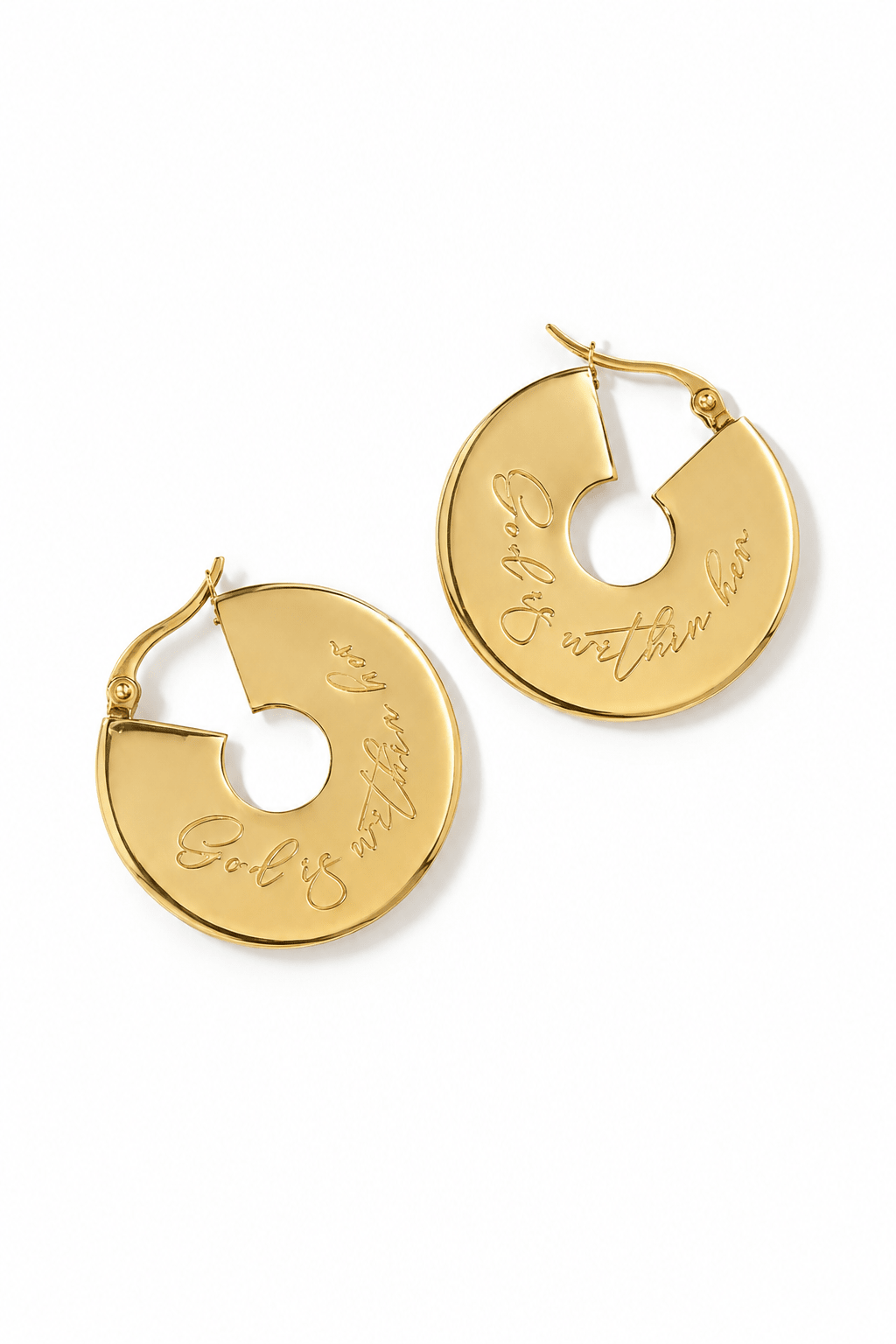 God is Within Her 18k Gold-Plated - A Meaningful Mood