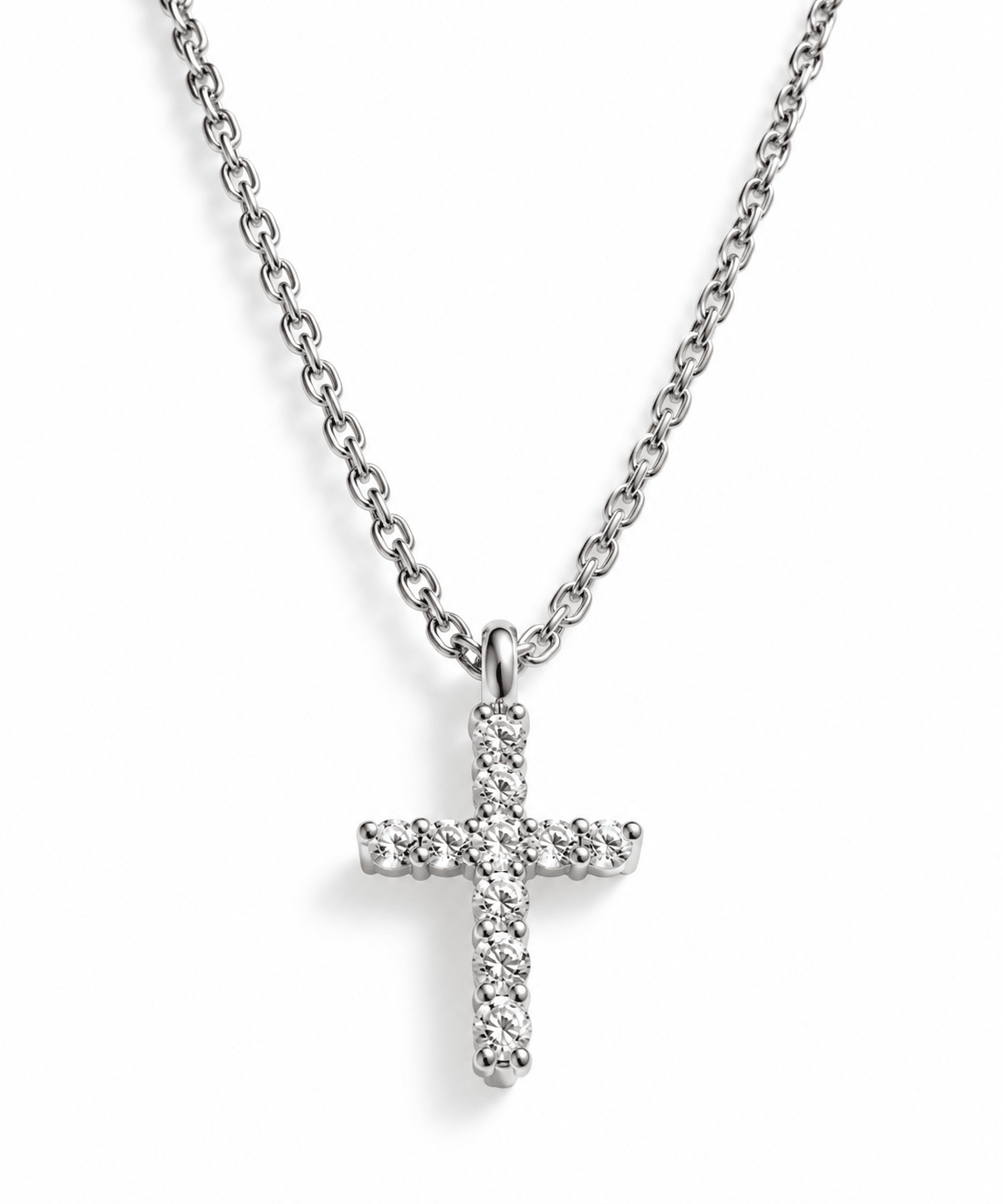 So Chic Luxe Cross Necklace Stainless Steel - A Meaningful Mood