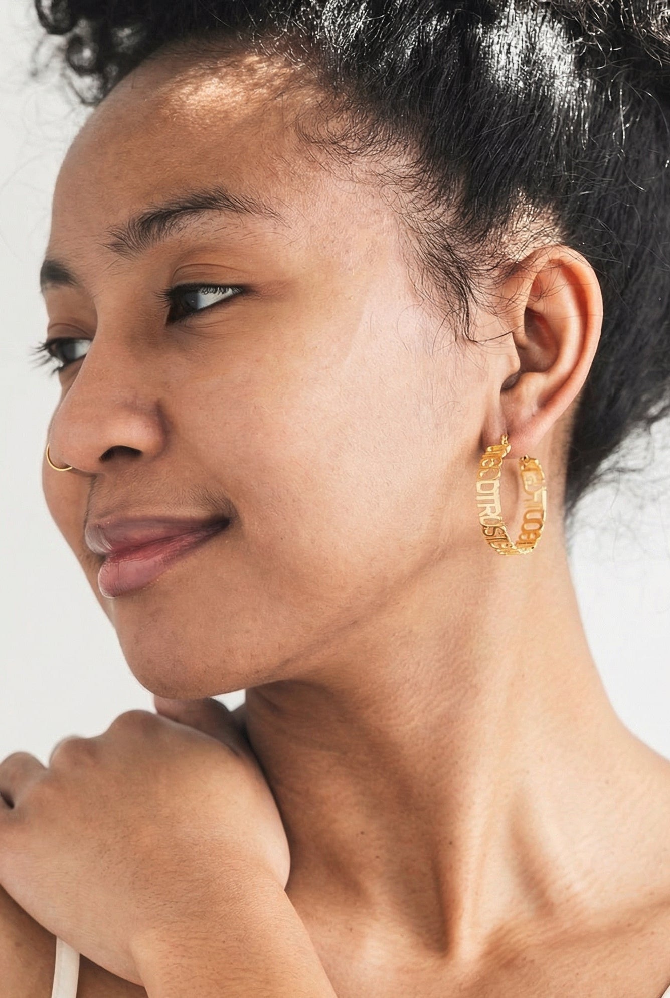 Trust God Hoops 18k Gold Plated - A Meaningful Mood