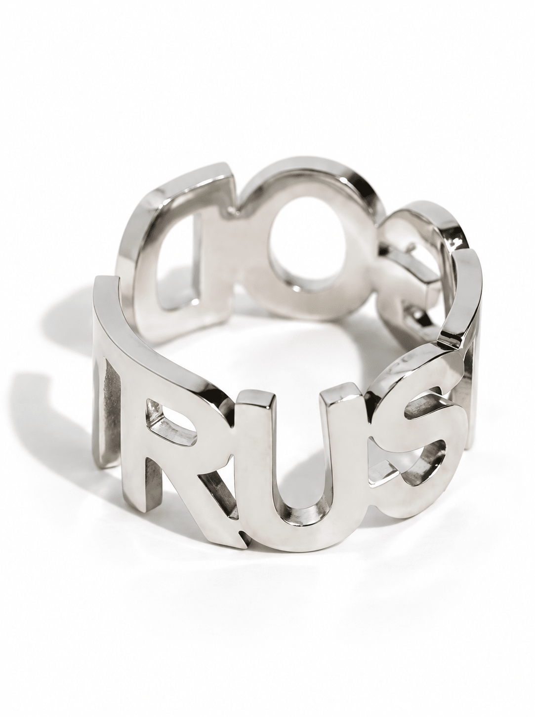 Trust God Ring Stainless Steel - A Meaningful Mood