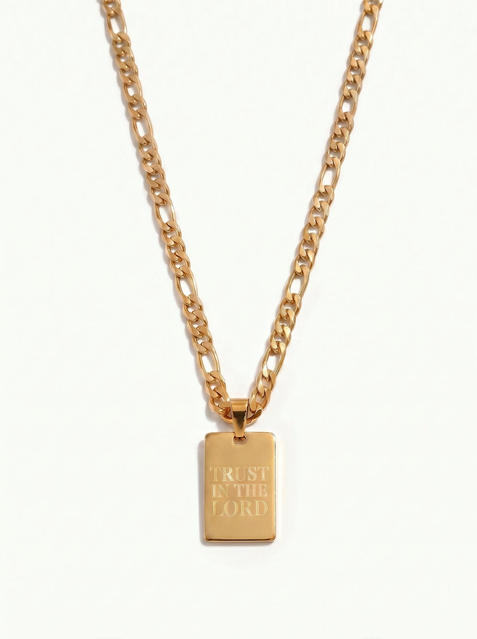 Trust in the Lord Necklace 18k Gold-Plated - A Meaningful Mood