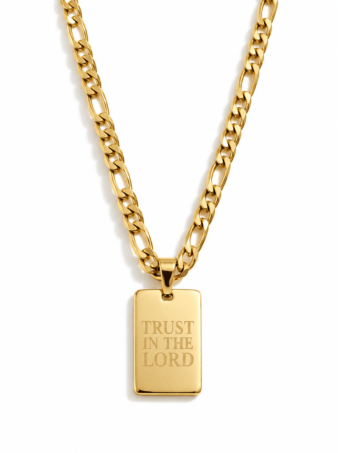 Trust in the Lord Necklace 18k Gold-Plated - A Meaningful Mood