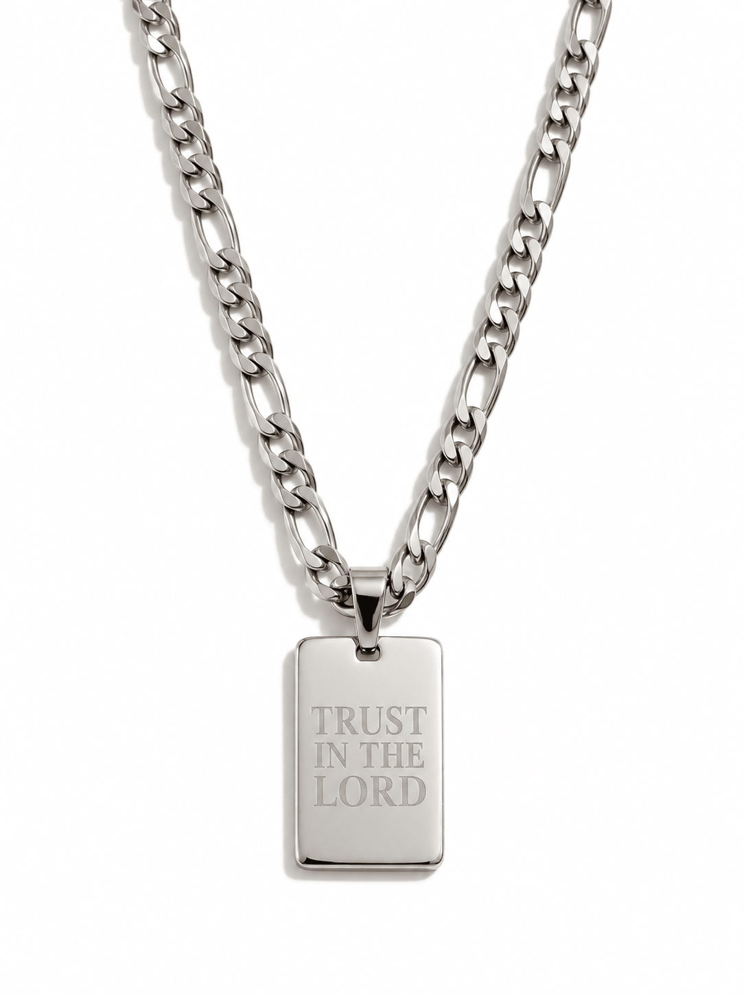 Trust in the Lord Necklace Stainless Steel - A Meaningful Mood
