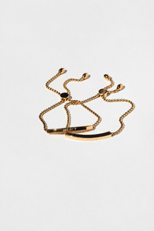 Goodness & Mercy Bracelet Set Gold Plated