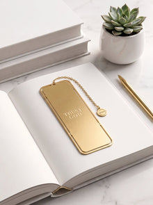 *Coming Soon* Trust God Bookmark Gold - A Meaningful Mood