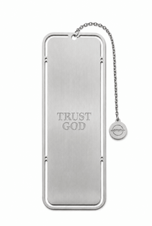 *Coming Soon* Trust God Bookmark Silver - A Meaningful Mood