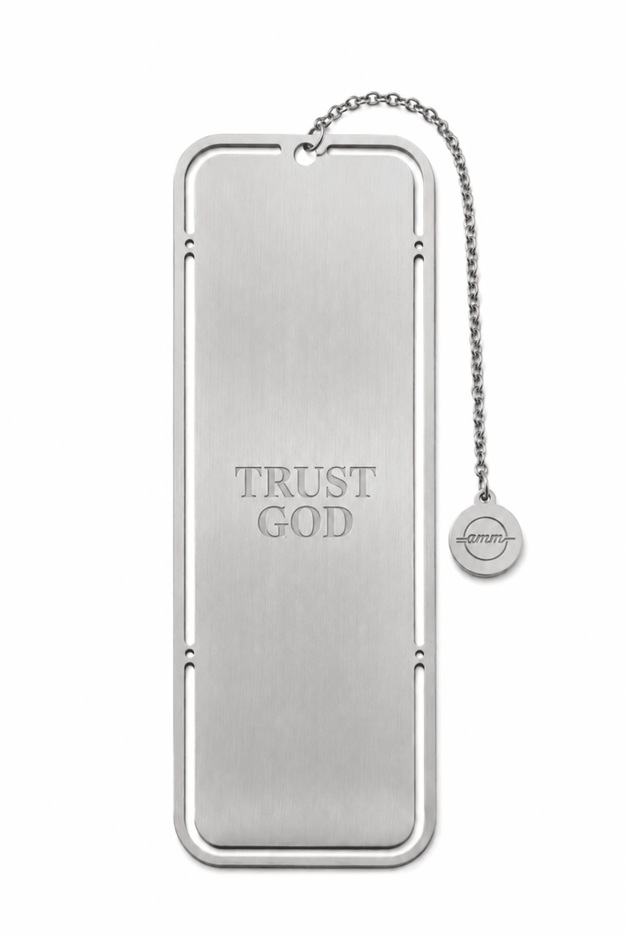 *Coming Soon* Trust God Bookmark Silver - A Meaningful Mood