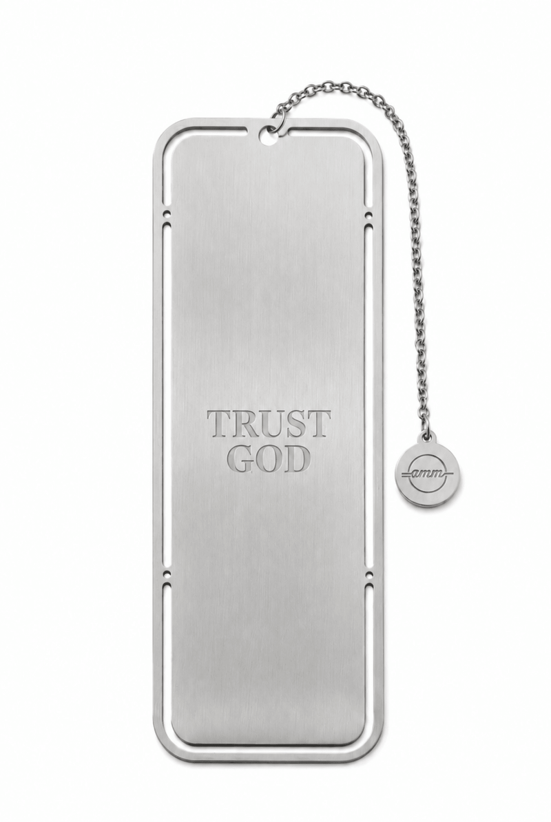 *Coming Soon* Trust God Bookmark Silver - A Meaningful Mood
