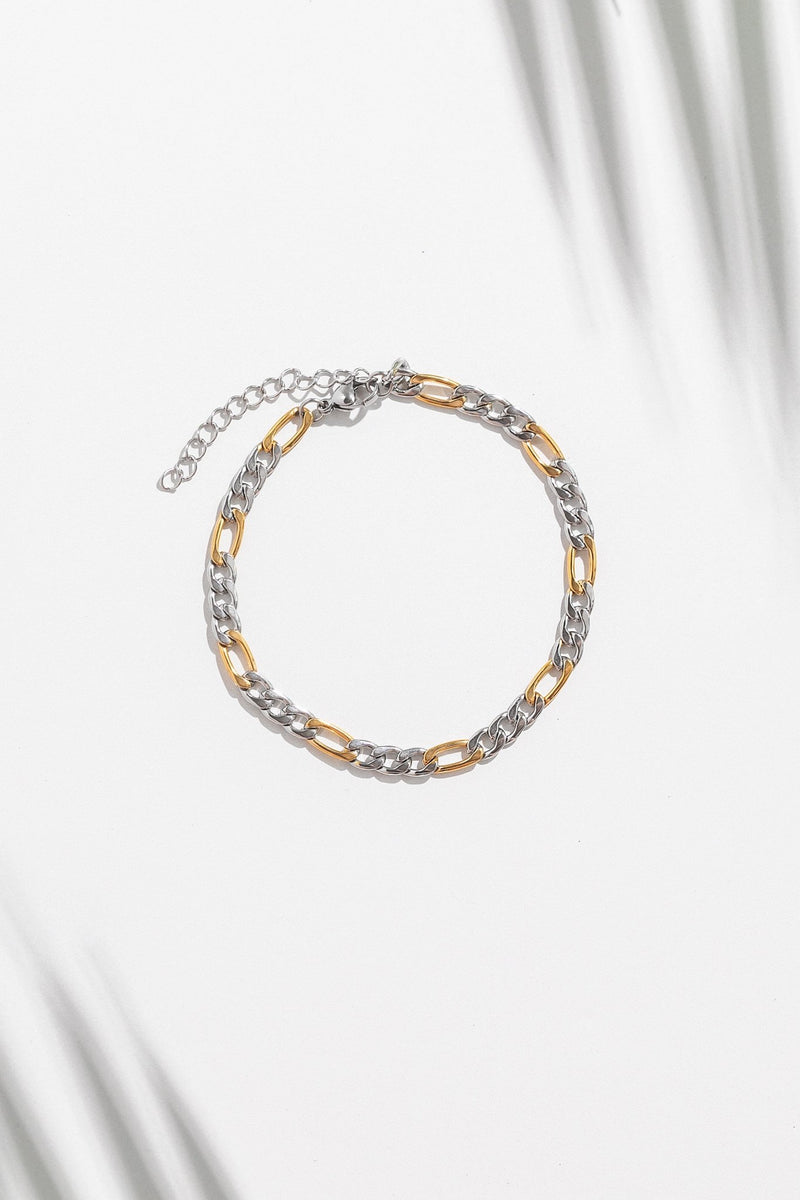 Duo Luxe Two - Tone Anklet - A Meaningful Mood