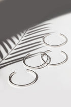Faith Reflections 4pc 6mm Stainless Steel Bangle Set - A Meaningful Mood
