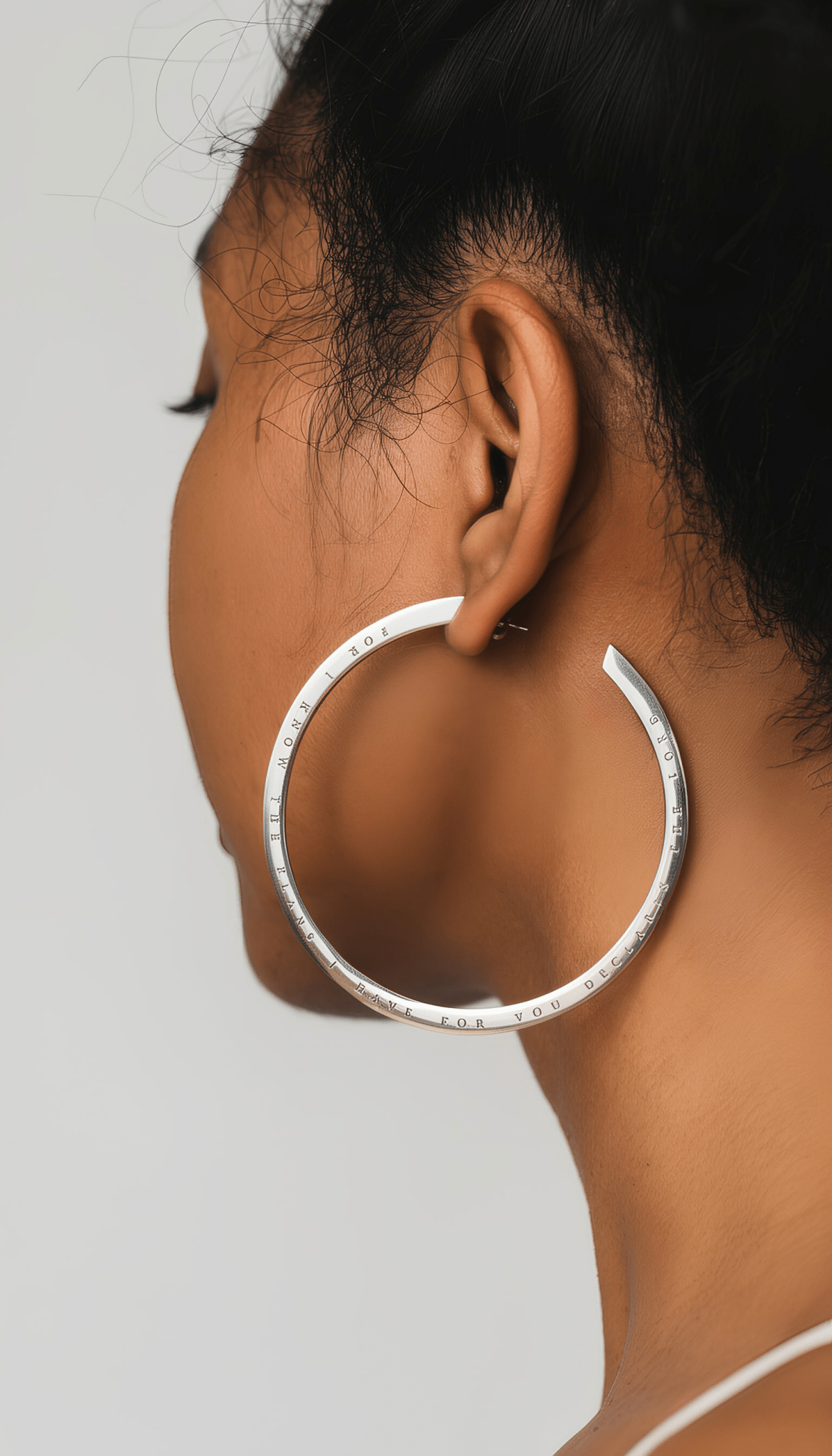 Jeremiah 29:11 Hope Hoops Stainless Steel - A Meaningful Mood