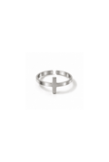 *New* So Chic Classic Cross Ring Stainless Steel - A Meaningful Mood
