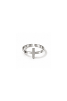 *New* So Chic Classic Cross Ring Stainless Steel - A Meaningful Mood