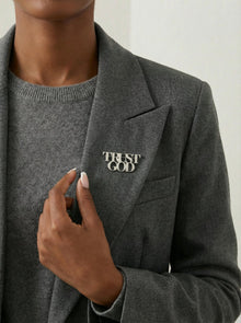 *NEW* Trust God Small Pin Stainless Steel - A Meaningful Mood