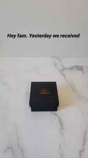Video tutorial showing how to adjust and wear a gold cross bangle bracelet – faith-based Christian jewelry for women with a modern minimalist design.