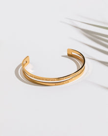 Romans 8:28 Purpose Double Bangle - A Meaningful Mood