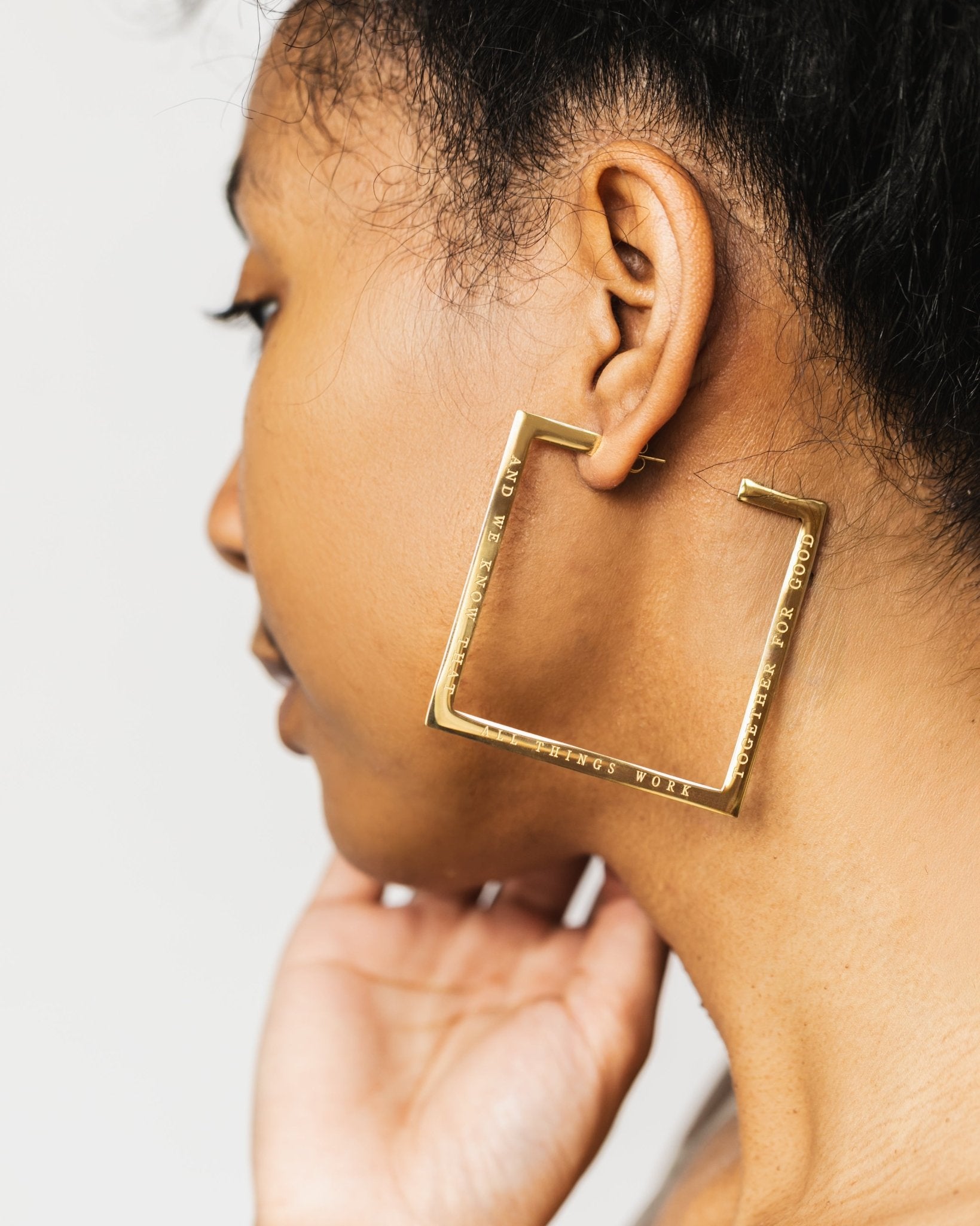 Romans 8:28 Purpose Hoops - A Meaningful Mood