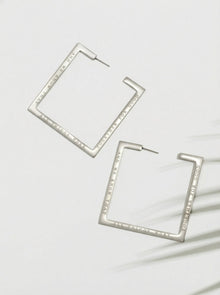 Romans 8:28 Purpose Sq. Hoops Stainless Steel - A Meaningful Mood