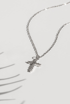 So Chic Luxe Cross Necklace Stainless Steel - A Meaningful Mood