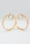 Trust God 18k Gold Plated Hoops - A Meaningful Mood