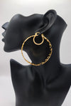 Trust God 18k Gold Plated Hoops - A Meaningful Mood