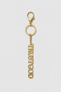 Trust God Gold Charm - A Meaningful Mood