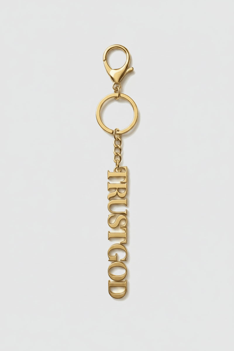 Trust God Gold Charm - A Meaningful Mood