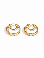 Trust God Hoops 18k Gold Plated - A Meaningful Mood