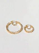 Trust God Hoops 18k Gold Plated - A Meaningful Mood