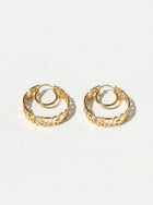 Trust God Hoops 18k Gold Plated - A Meaningful Mood