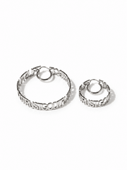 Trust God Hoops Stainless Steel - A Meaningful Mood