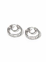 Trust God Hoops Stainless Steel - A Meaningful Mood