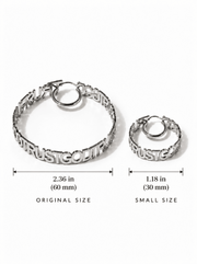 Trust God Hoops Stainless Steel - A Meaningful Mood
