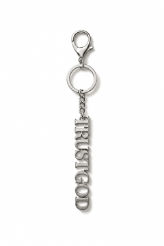Trust God Keychain Charm Silver - A Meaningful Mood