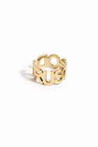 Trust God Ring 18k Gold-Plated - A Meaningful Mood