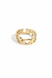 Trust God Ring 18k Gold-Plated - A Meaningful Mood