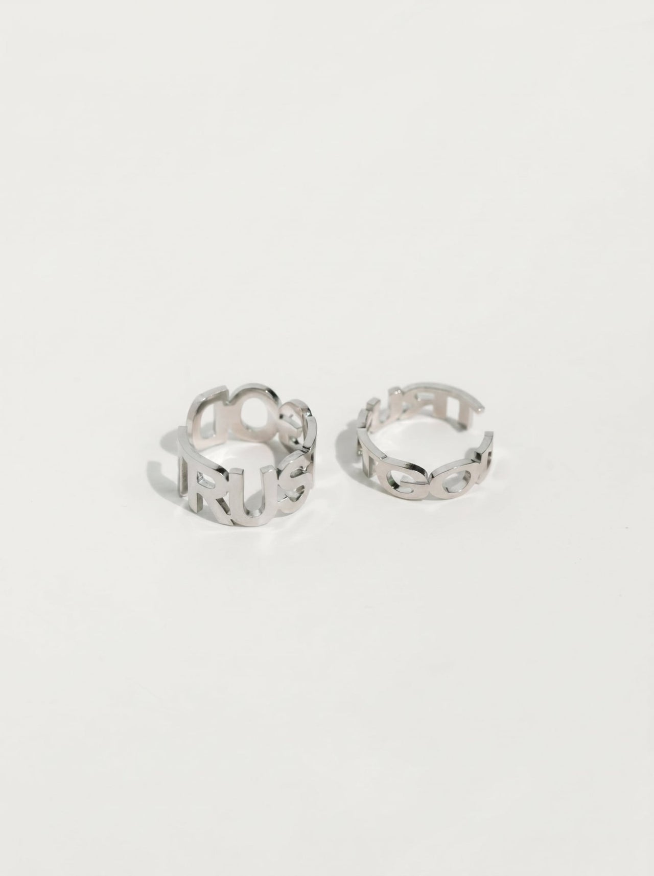 Trust God Ring Stainless Steel - A Meaningful Mood