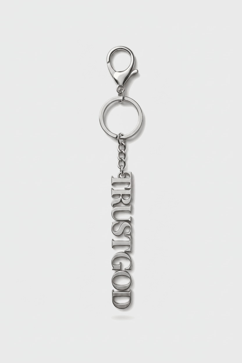 Trust God Silver Charm - A Meaningful Mood