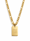 Trust in the Lord Necklace 18k Gold-Plated - A Meaningful Mood