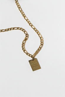 Walking By Faith Necklace 18k Gold-Plated