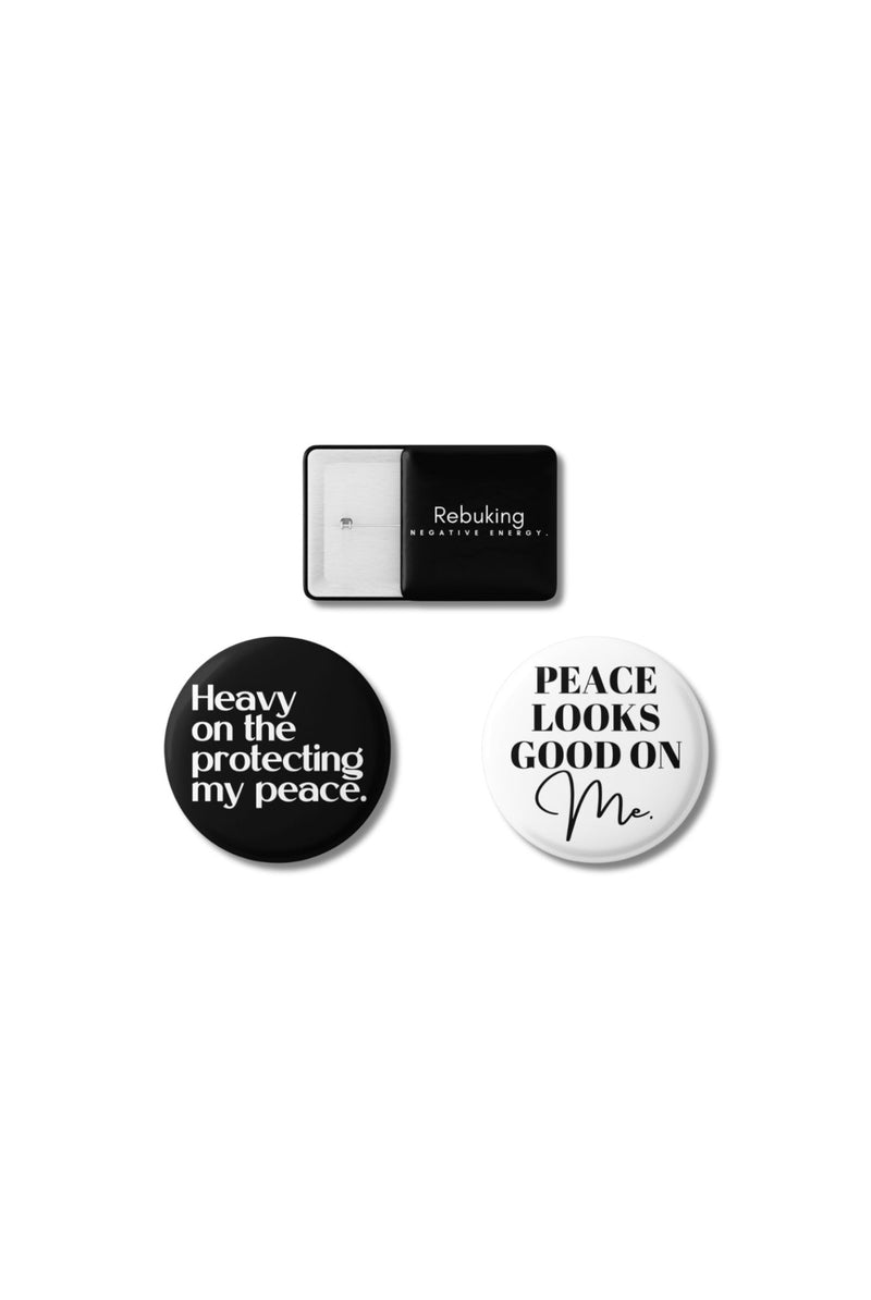 Peace Button Pack - A Meaningful Mood
