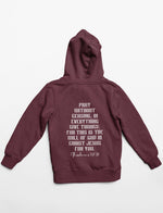 Rejoice Always (Burgundy Hoodie) - A Meaningful Mood