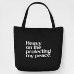 the Peace Zipper Tote - A Meaningful Mood