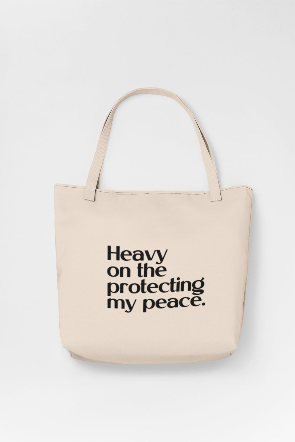 the Peace Zipper Tote - A Meaningful Mood