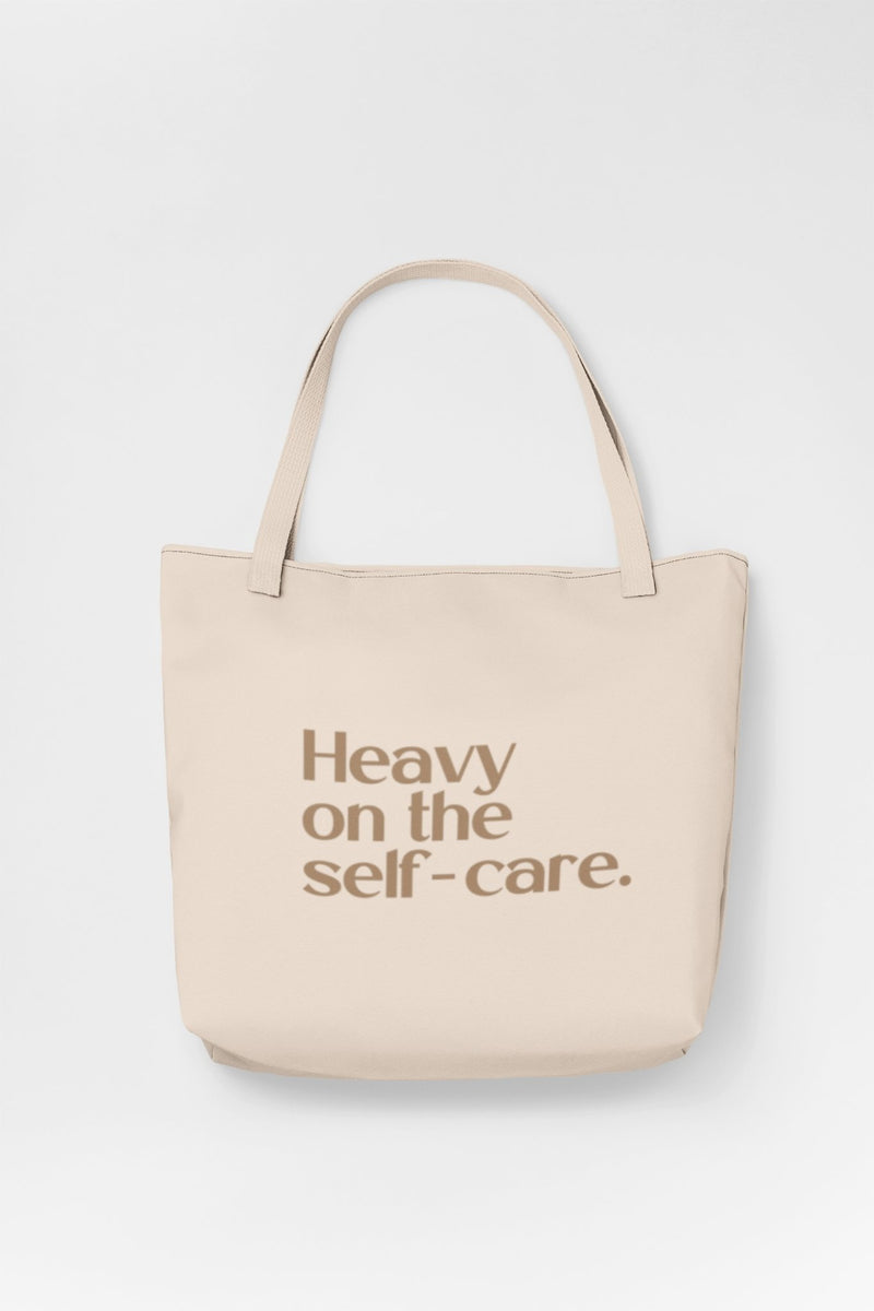 the Self-Care Zipper Tote - A Meaningful Mood